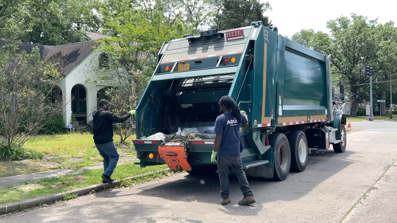 City of Little Rock | Two Freightliner M2/ Heil DuraPack 5000 Rear Loader Garbage Trucks