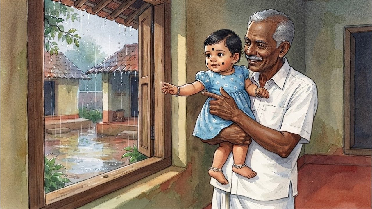 A Day in the Life of a Village Baby |1990's Indian Village | Rainy Day, Playtime & Family Moments 🌧️