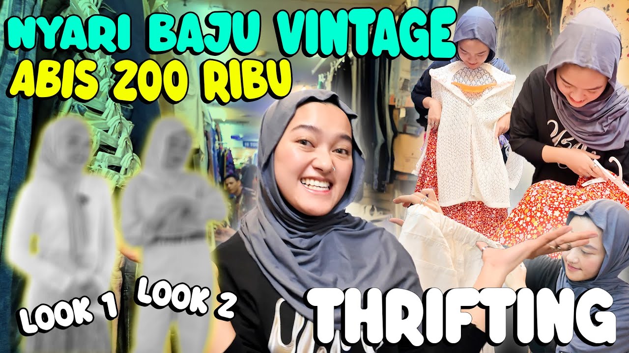 KEBLINGER THRIFTING DI PASAR SENEN !! AKU TAKUT BANGET NAWAR 😱😱