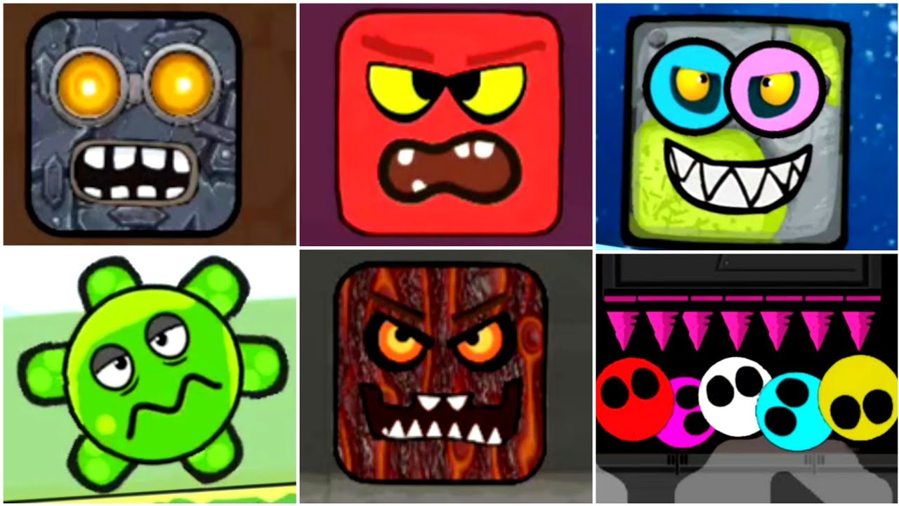 Bossy Ball 5 vs Plant Ball 5 - Red Ball Gameplay - All Bosses Fight - Bounce Ball Gameplay - Ending