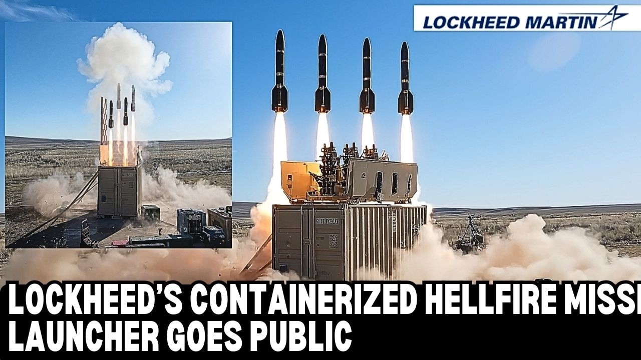 Lockheed Rolls Out Hellfire Launcher Disguised as a Shipping Container.