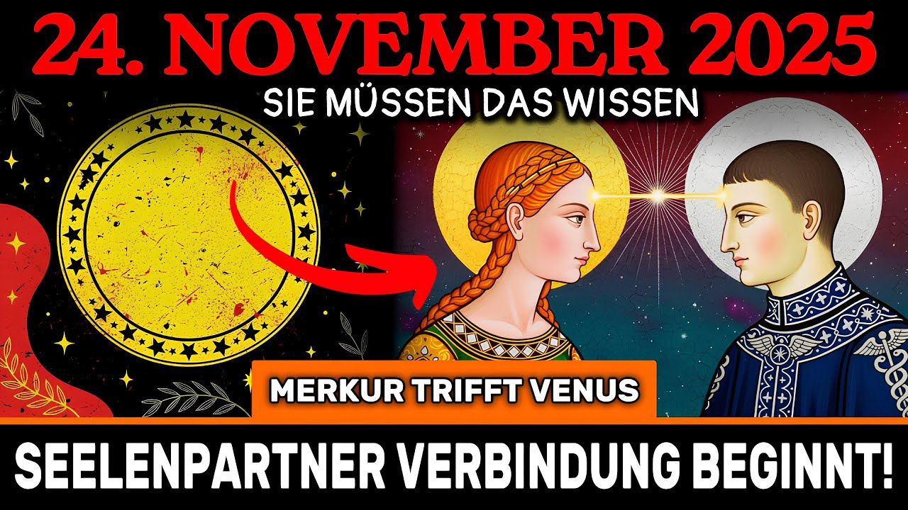 SIE MÜSSEN DAS WISSEN! MERKUR trifft VENUS! SEELENPARTNER Verbindung! 24. NOVEMBER