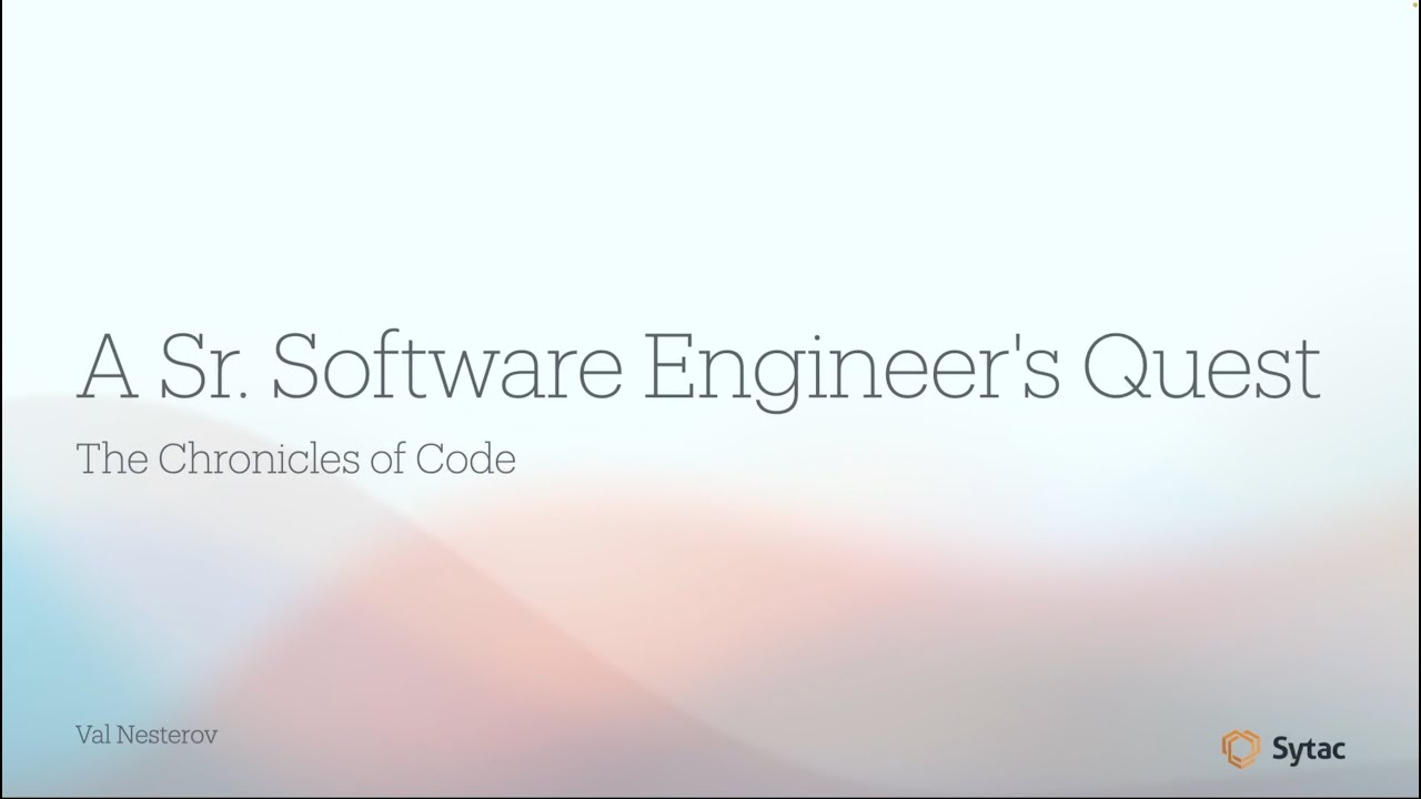 The Chronicles of Code: A Sr. Software Engineer's Quest – Val Nesterov