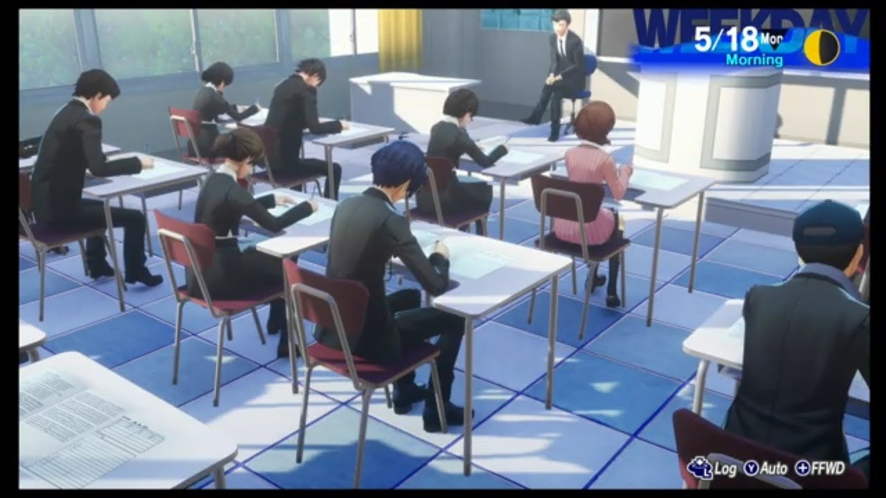 Persona 3 Reload - Exam Week Days 5/18 to Days 5/24