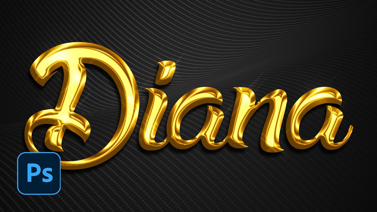 Tutorial Photoshop | Efecto Texto Oro