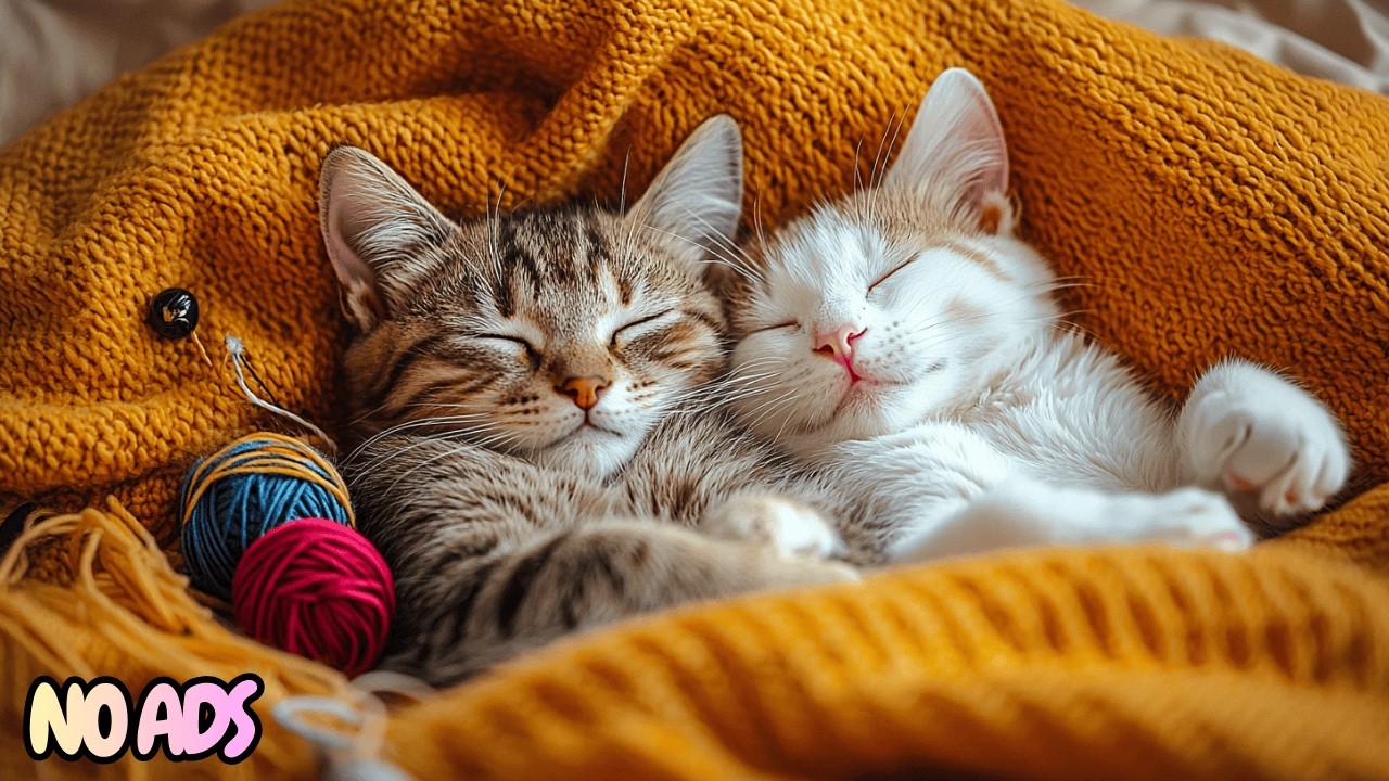 12 часов успокаивающей, мечтательной музыки для кошек 🐈 Спокойный сон без стресса 💤 Без рекламы