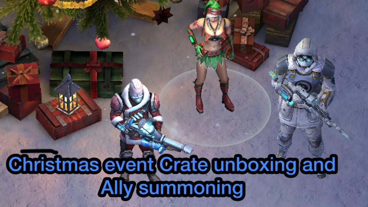 Christmas unboxing and ally summoning (Dawn of Zombies Christmas event 2025)