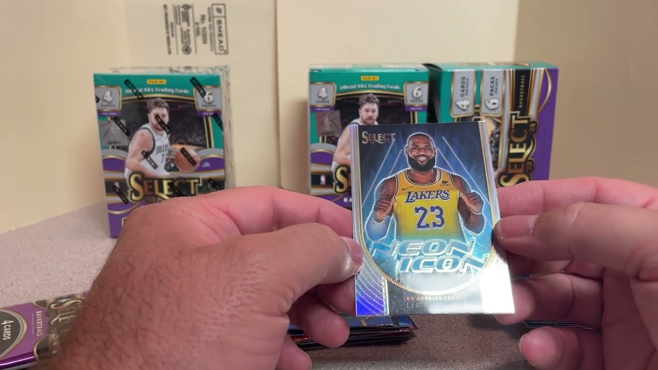 2023-24 Panini Select Basketball 3 Blaster Box Rip (Target)