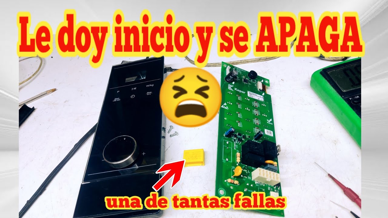 reparar microondas TEKA le doy inicio y se apaga ( solucionado)