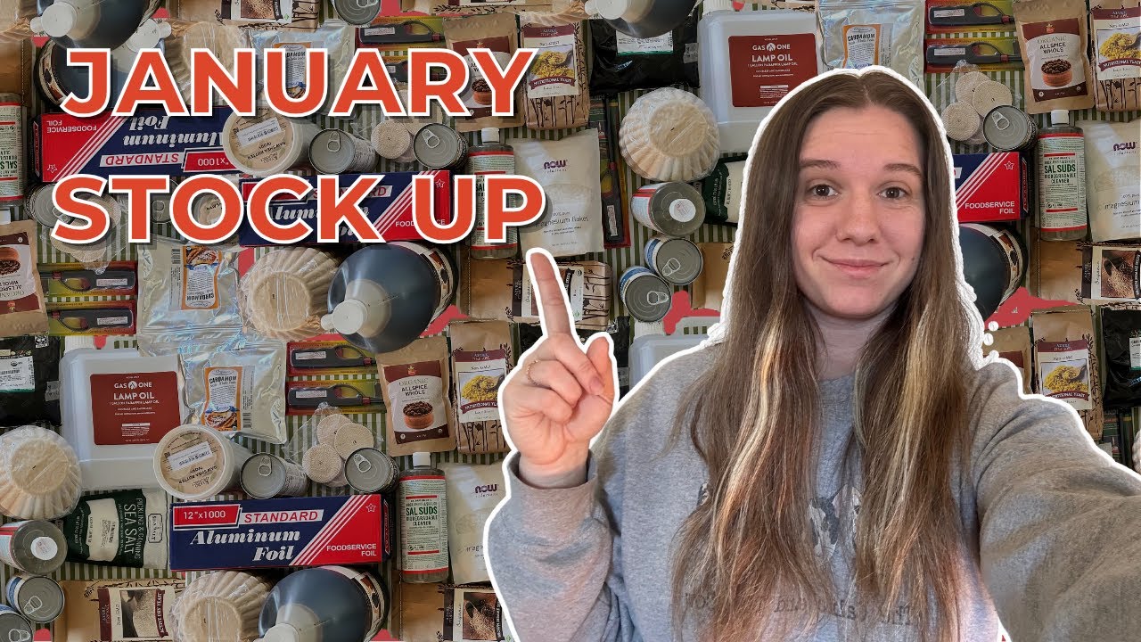 BIG January Pantry Restock & Azure Standard Haul (Calico Cow Acres Homestead)