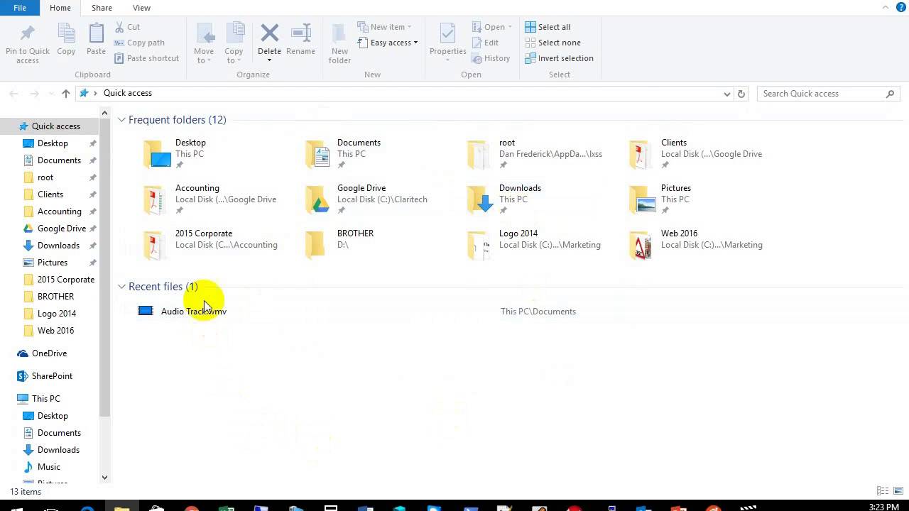 Windows 10 Quick Access Tips