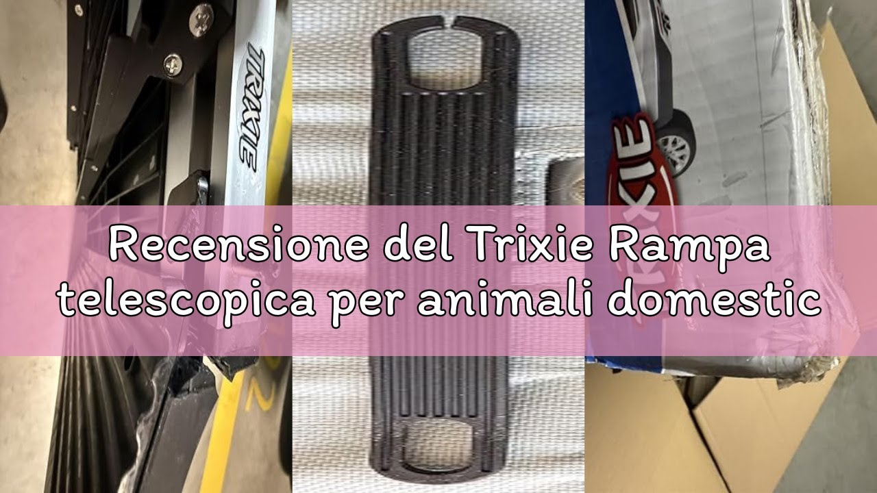 Recensione del Trixie Rampa telescopica per animali domestici, in alluminio, lunghezza 175,3 cm