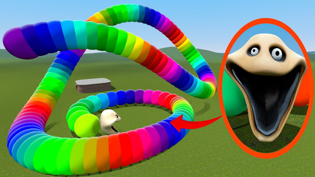 WHAT IF THE SCARY HUNGRY RAINBOW SNAKE In Garry's Mod