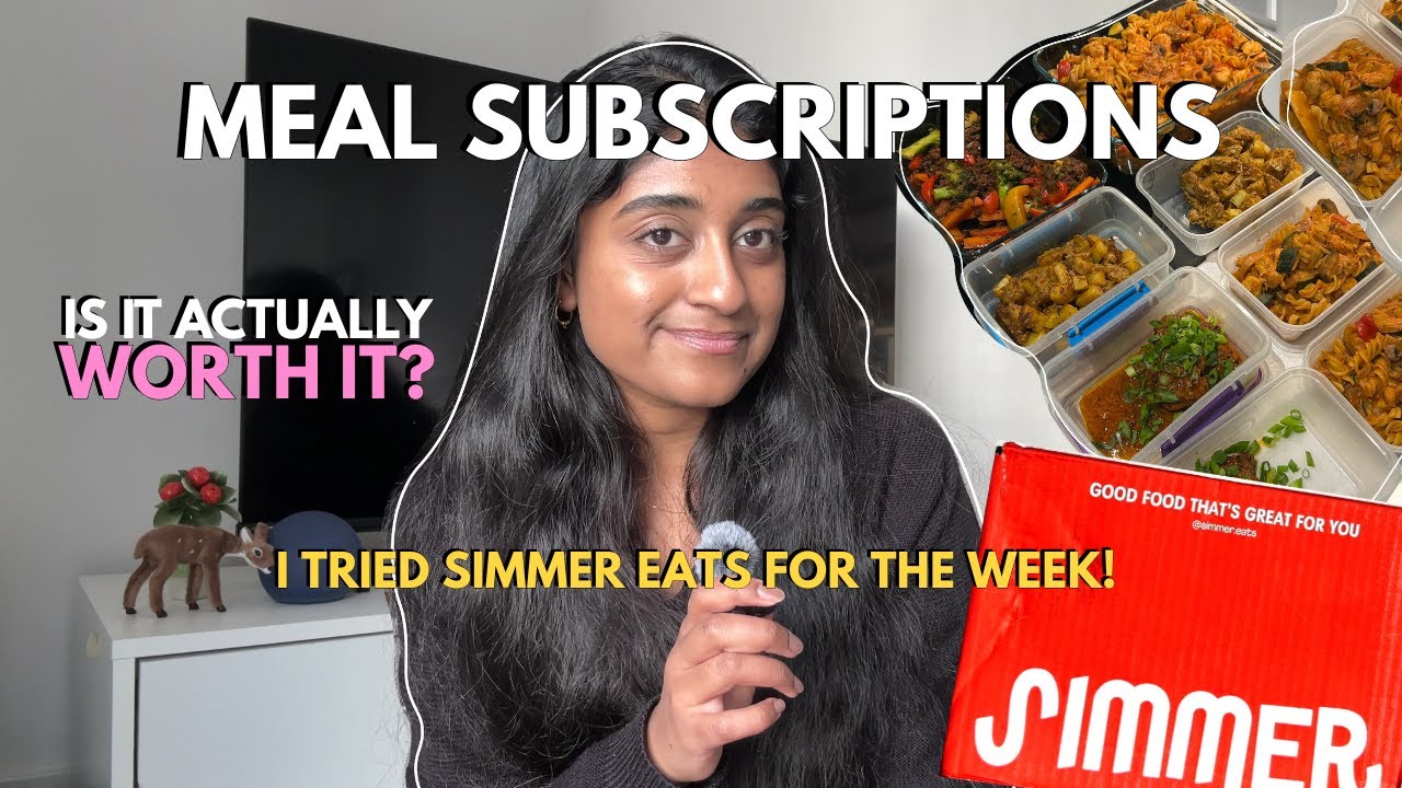 are meal subscriptions worth it? is meal prep better? | testing simmer eats when living in london