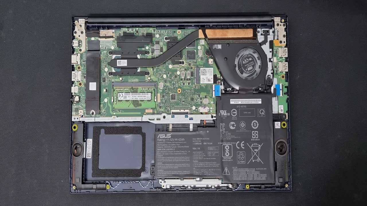 Asus Vivobook - X513EP-EJ232 - Desmontagem (Análise Técnica)