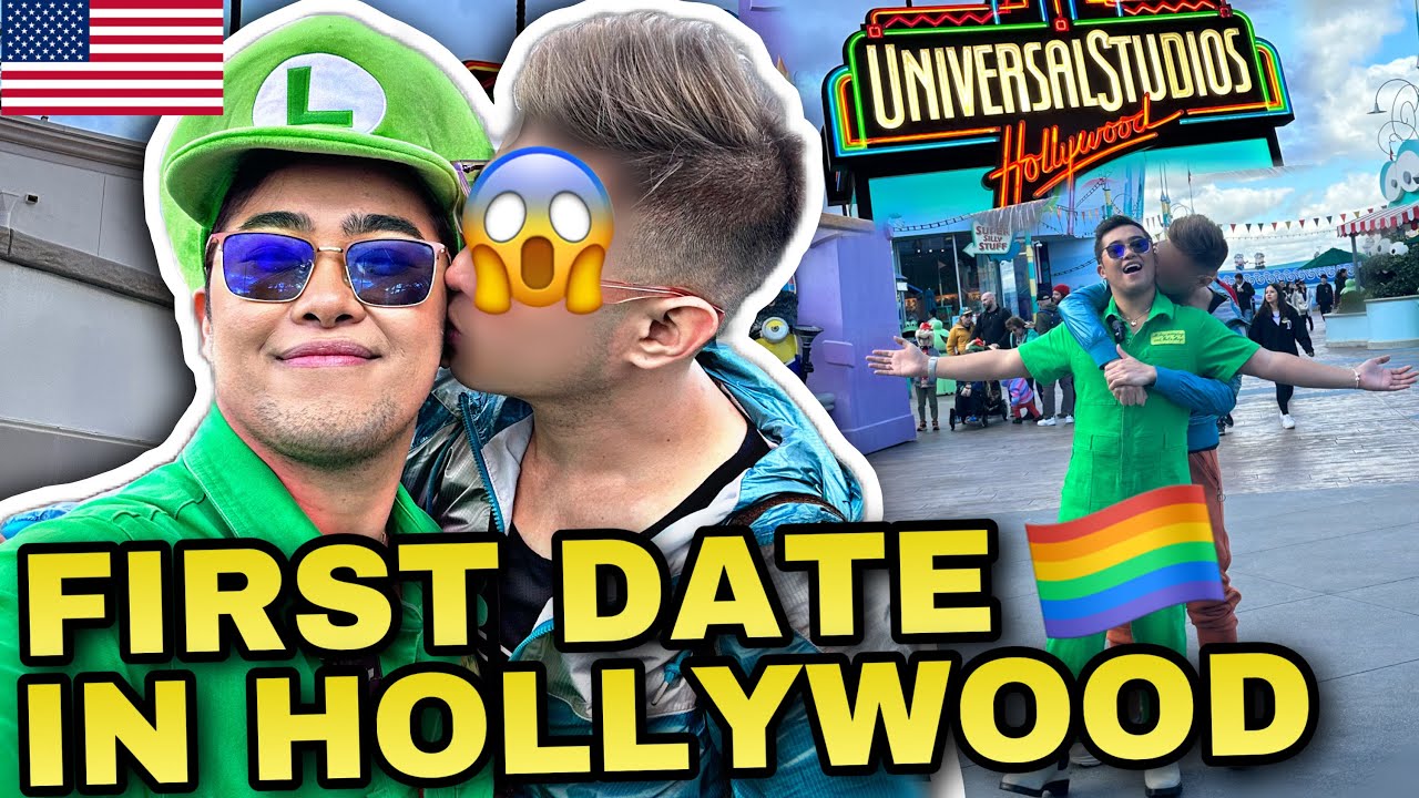 NAG KISS ON FIRST DATE IN UNIVERSAL STUDIOS HOLLYWOOD!
