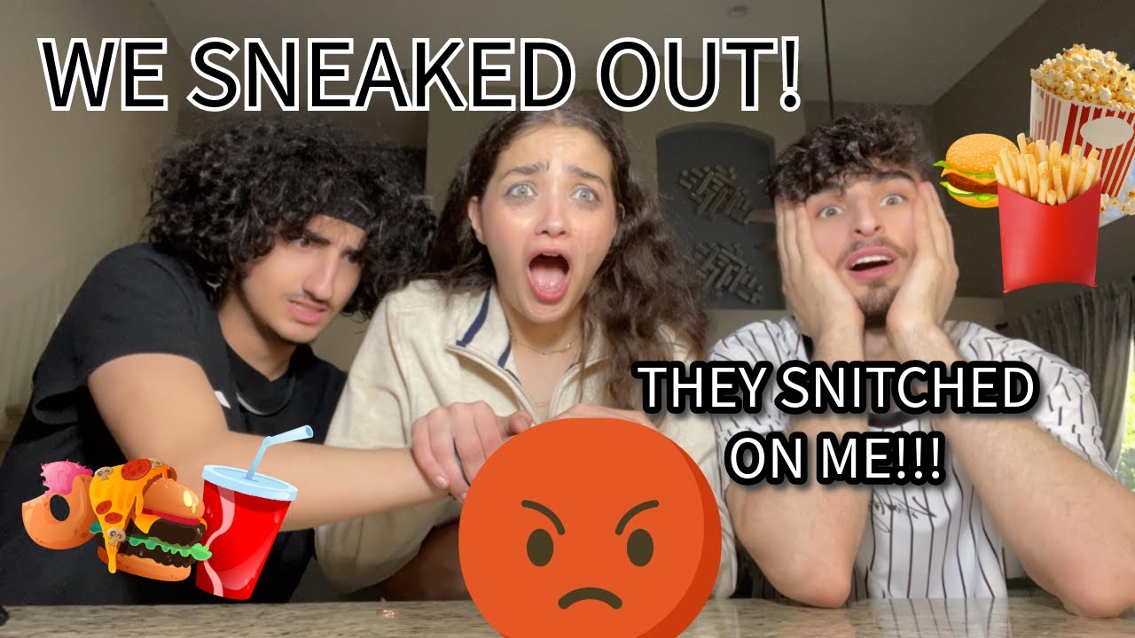 SNEAKED OUT WITH MY BROTHERS AT 1 AM!! (THEY LOCKED ME OUT)