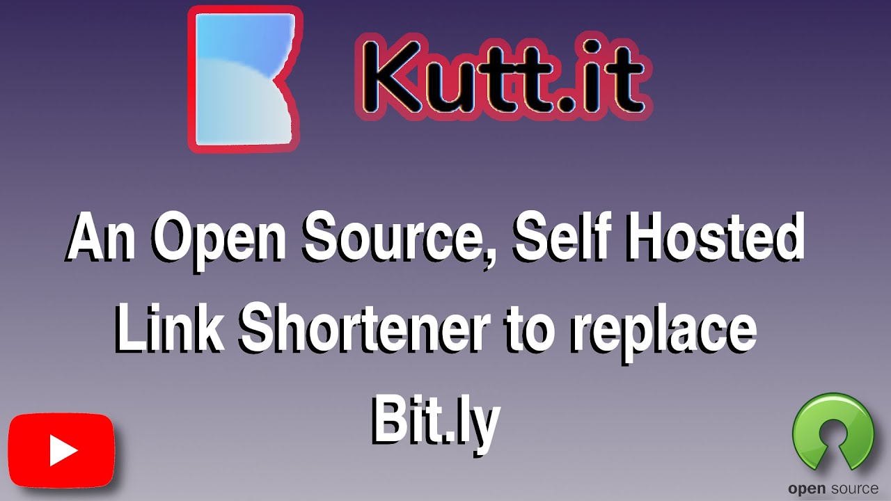Kutt.it is a free open source, self hosted Link / URL shortener to replace Bit.ly and others.