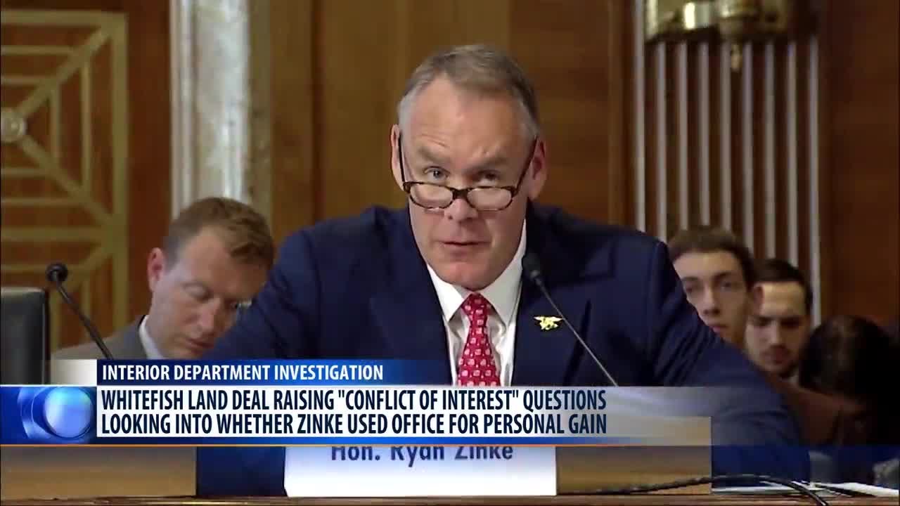 Zinke land deal in Montana under investigation