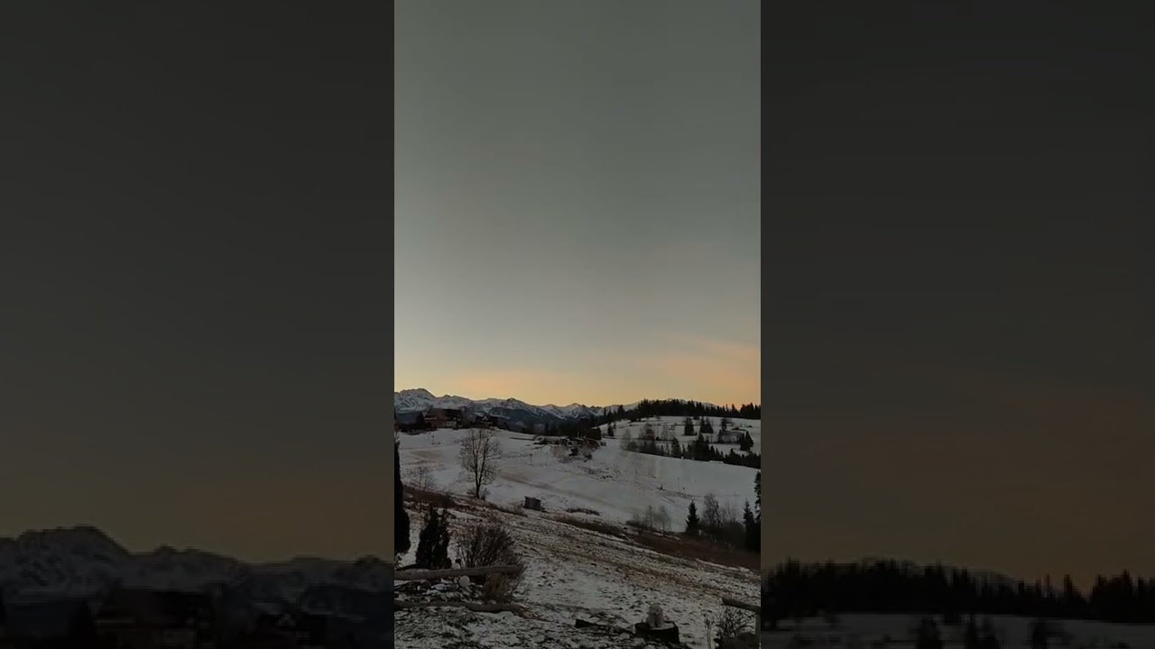 Beautiful Landscape of Tatra Mountains Sunset Poland mountains