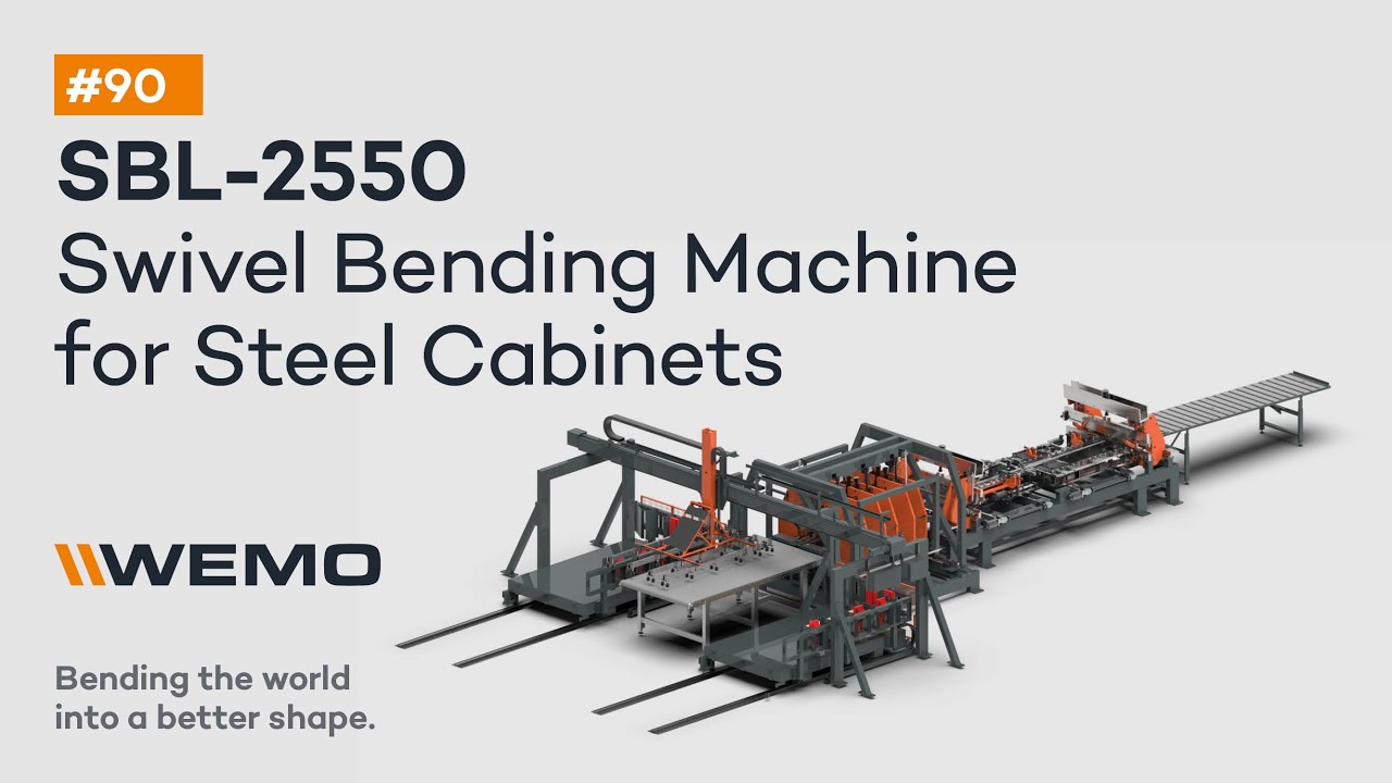 #90: Steel Cabinets Automated Sheet Metal Bending Machine Video | WEMOMACHINES
