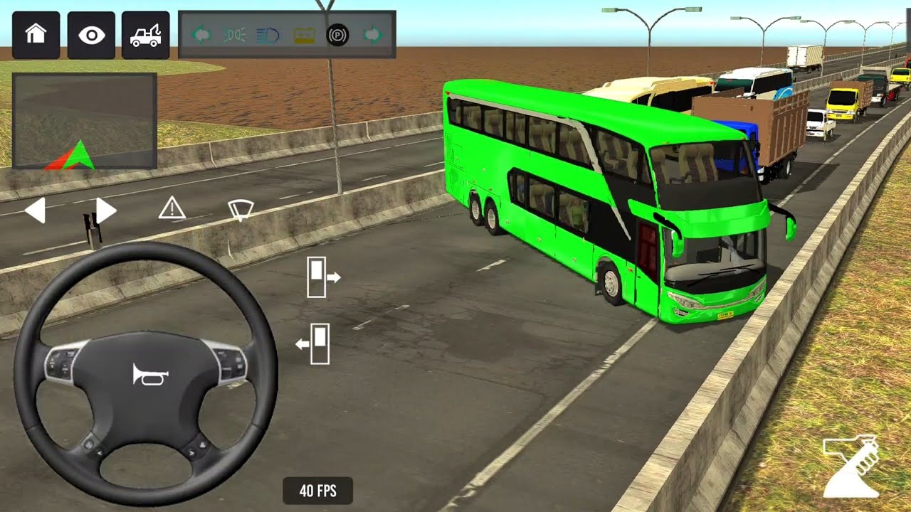 PART -36 : BUS SIMULATOR INDONESHIA || BUS WALA GAME 🎮 || BUS DRIVING SIMULATOR #Bus #games 