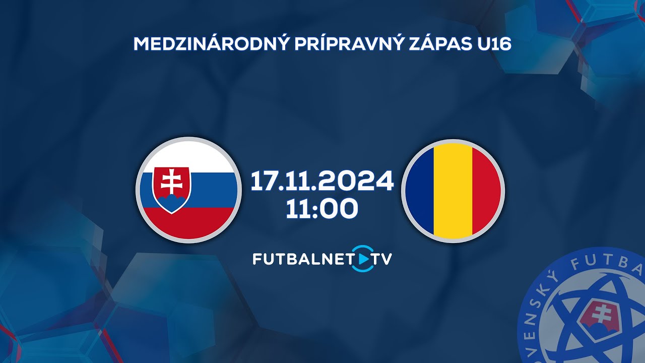 Medzištátny prípravný zápas U16: Slovensko - Rumunsko (Odveta)