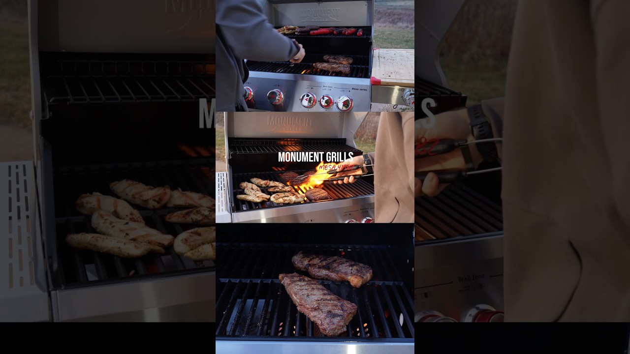 Monument Grills Mesa 415BZ built for heat control and backyard grilling 