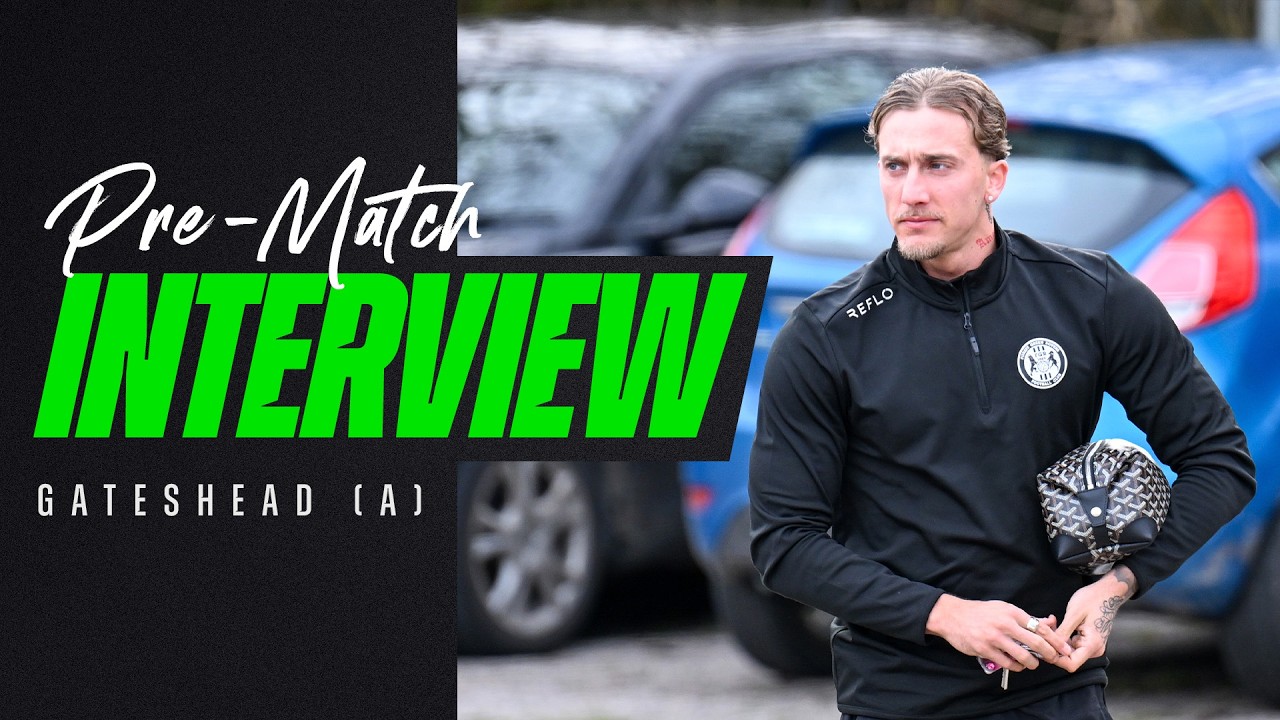 Ricardo Rees pre-match | Gateshead (A)