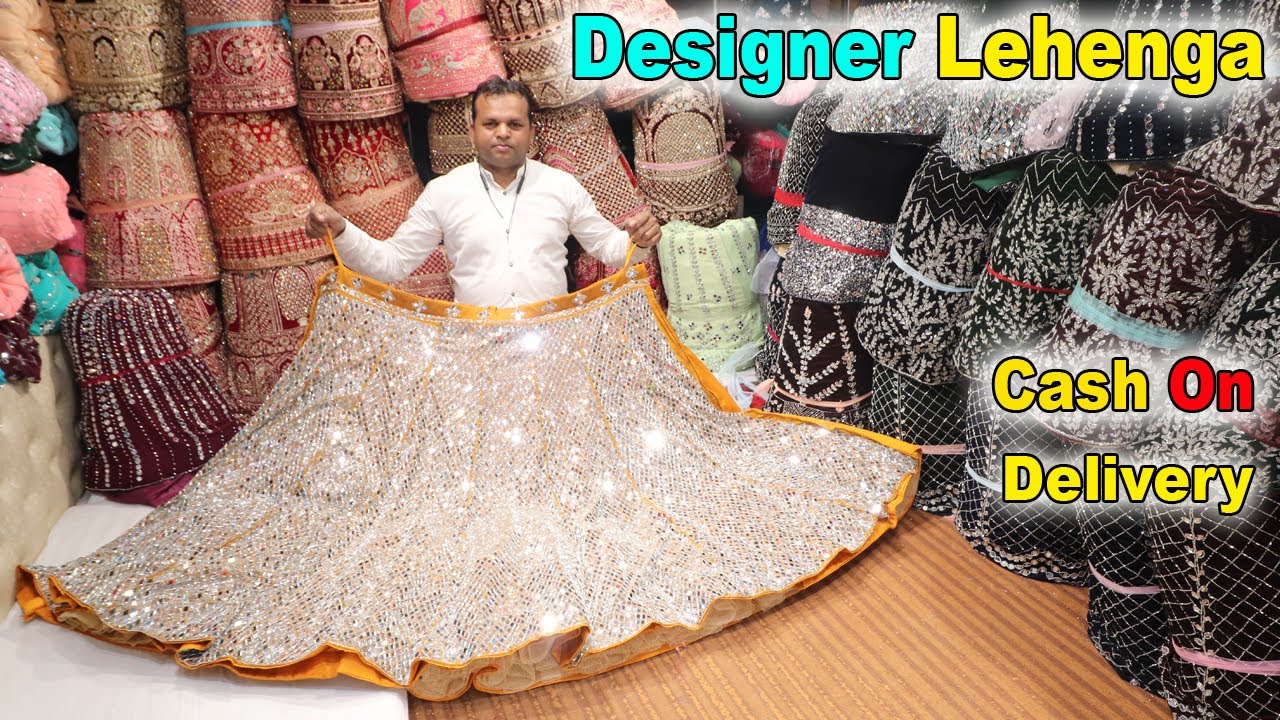 Cheapest Lehenga In Chandni Chowk | Lehenga Wholesale Market In Delhi Chandni Chowk | COD