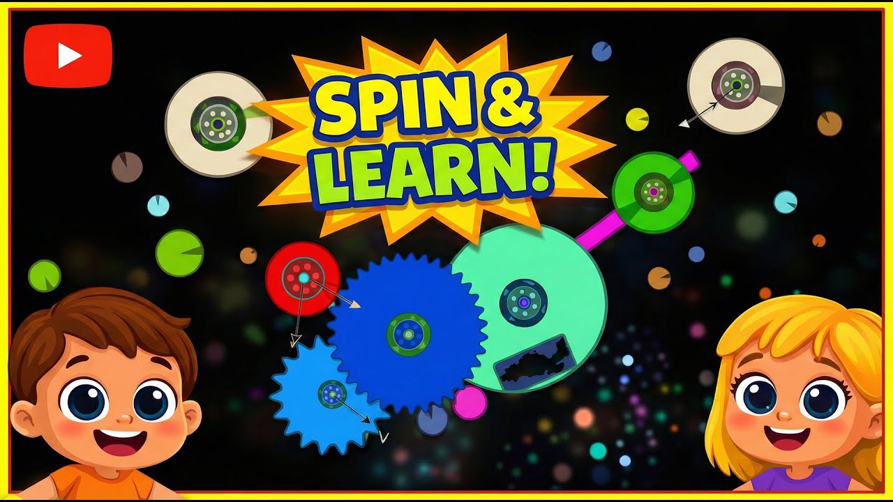 Colorful Spinning Shapes for Toddlers 🌀 | Calm Motion Video for Babies & Toddlers