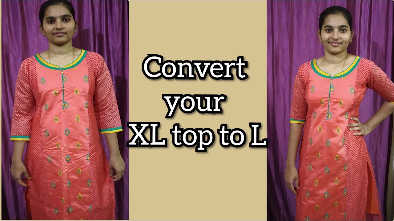 How to alter readymade Kurti/top in Telugu | Kurti alteration Tips and Tricks