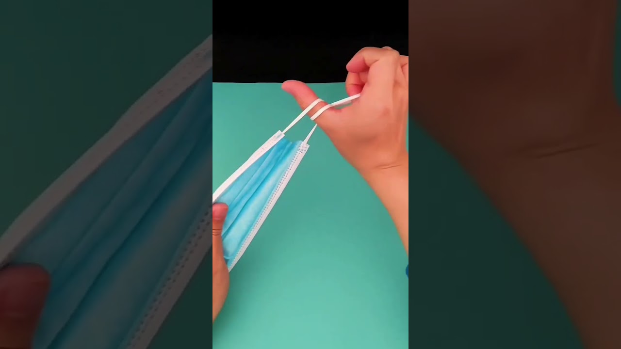 Easy Magic Trick With Face Mask #magic #tricks #viral #shorts