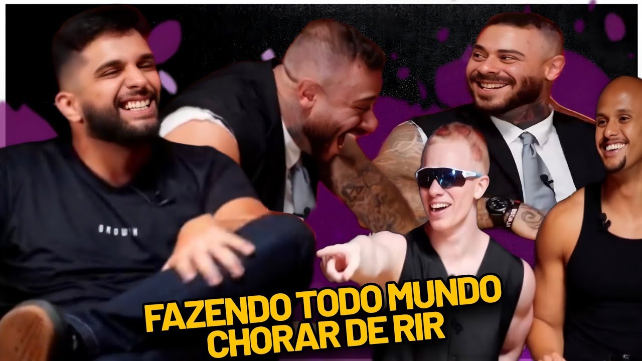 LÉO STRONDA CHORANDO DE RIR COM O IGOR GUEDES 
