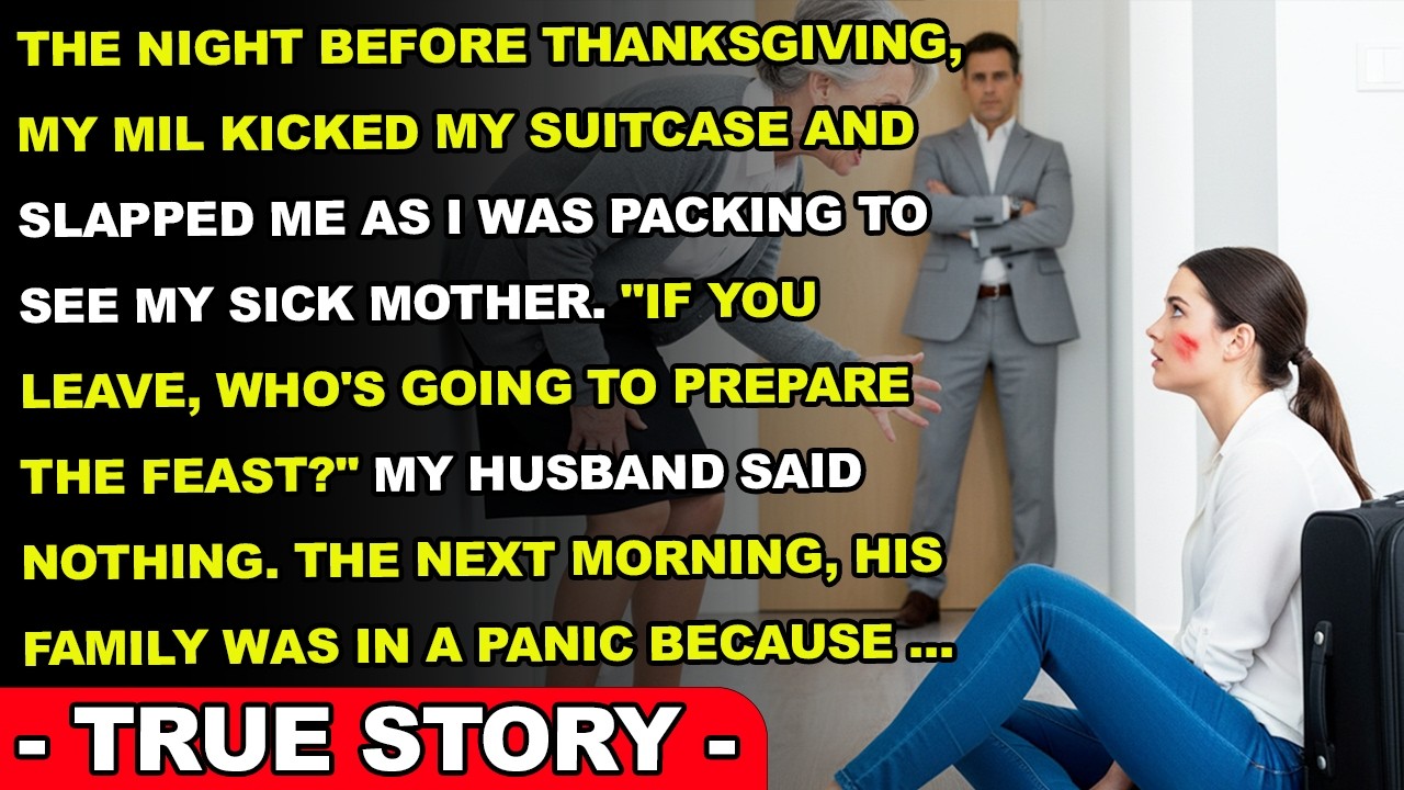 My Mother-in-Law Slapped Me Before Thanksgiving — My Husband Stayed Silent