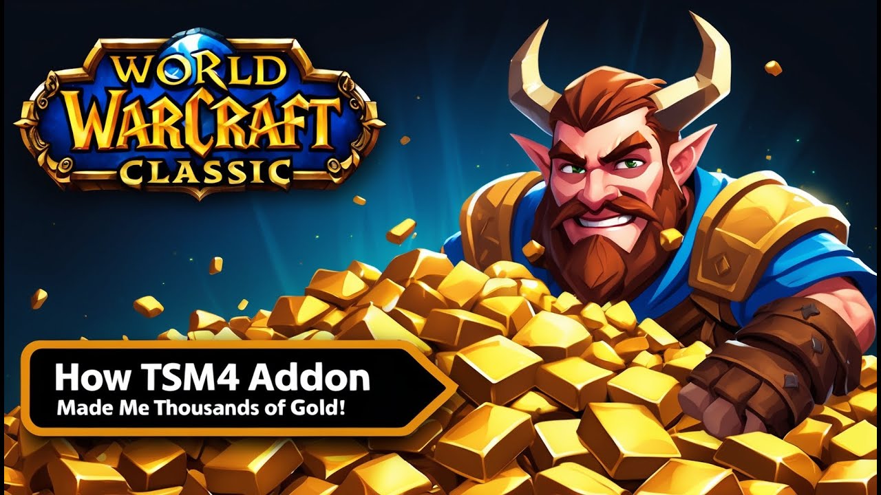 How I Doubled My WoW Gold Using TSM Add-on!