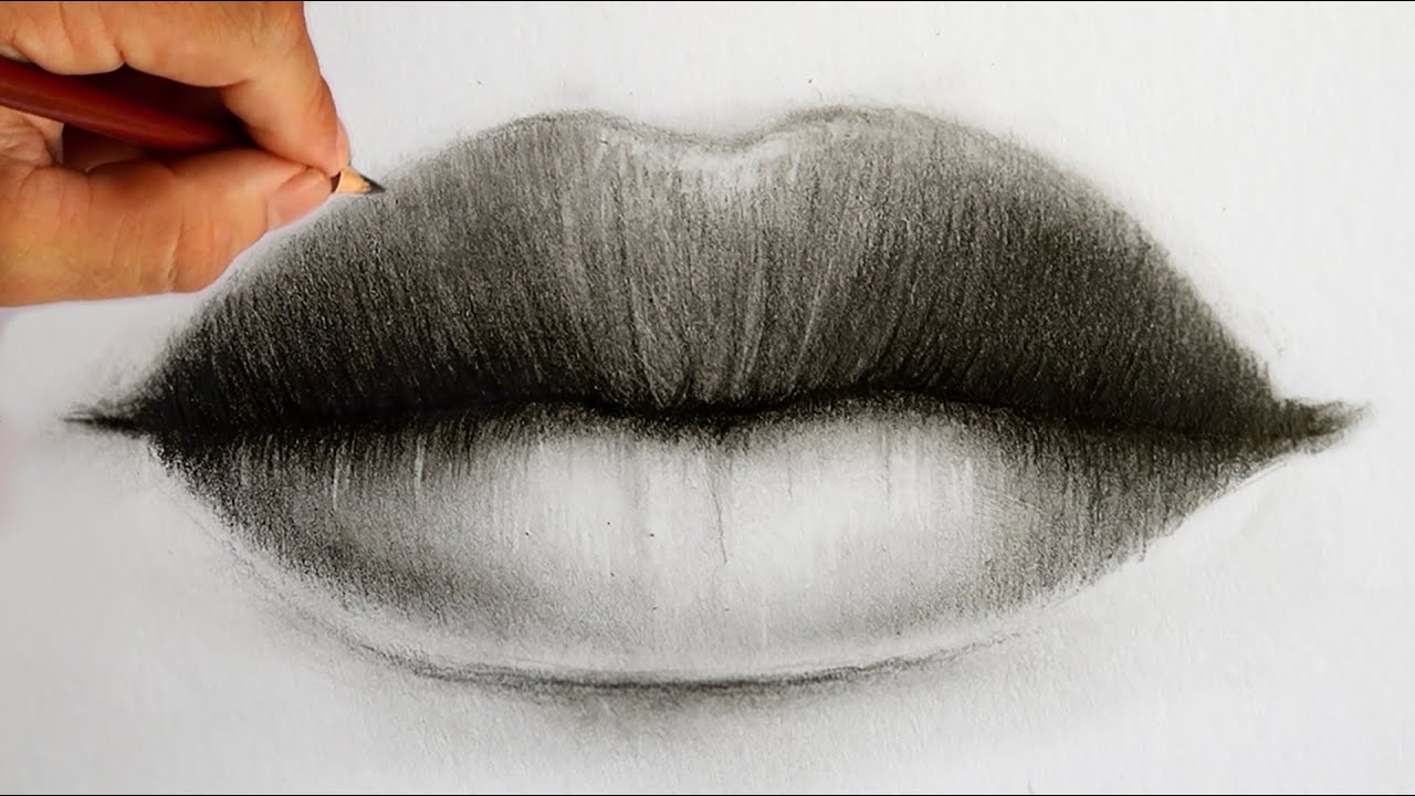 Lippen Zeichnen für Anfänger - Wie zeichnet man realistische Lippen?