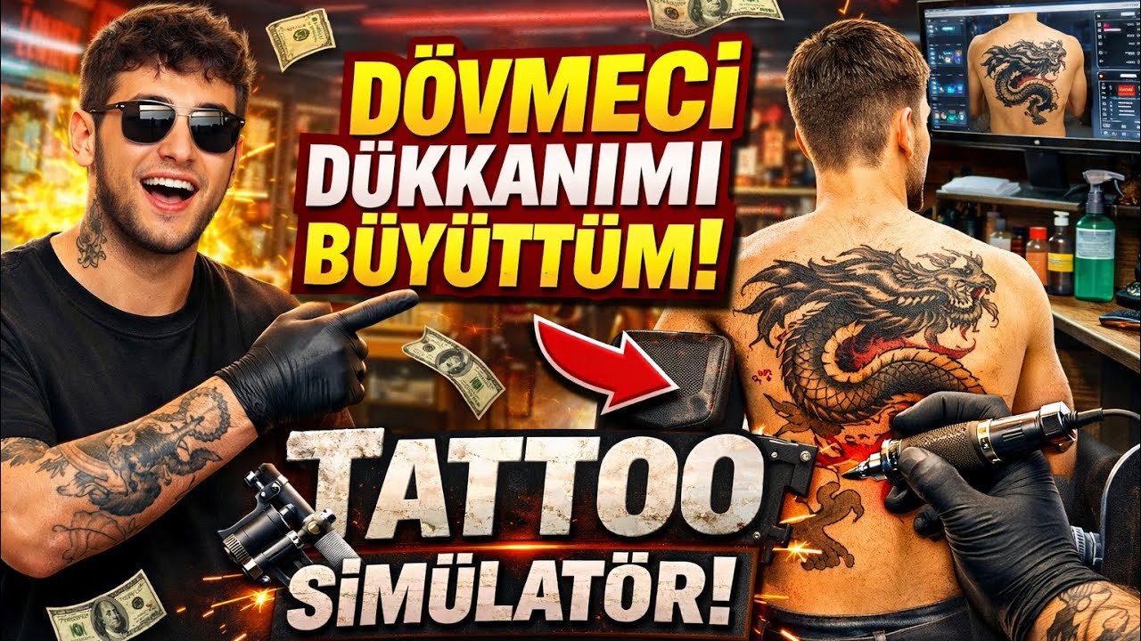 Dövmeci Dükkanımıza Yeni Kasiyer Aldık (Tatto Simülatör) 2. Bölüm 