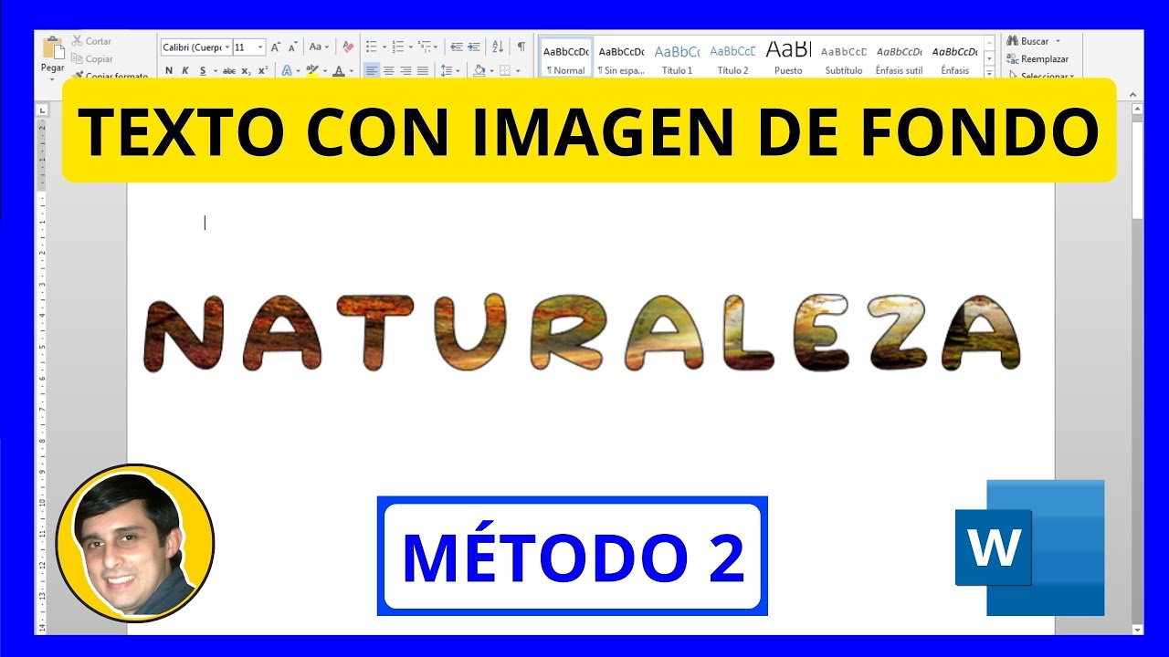 Cómo Rellenar un Texto con IMÁGENES en WORD