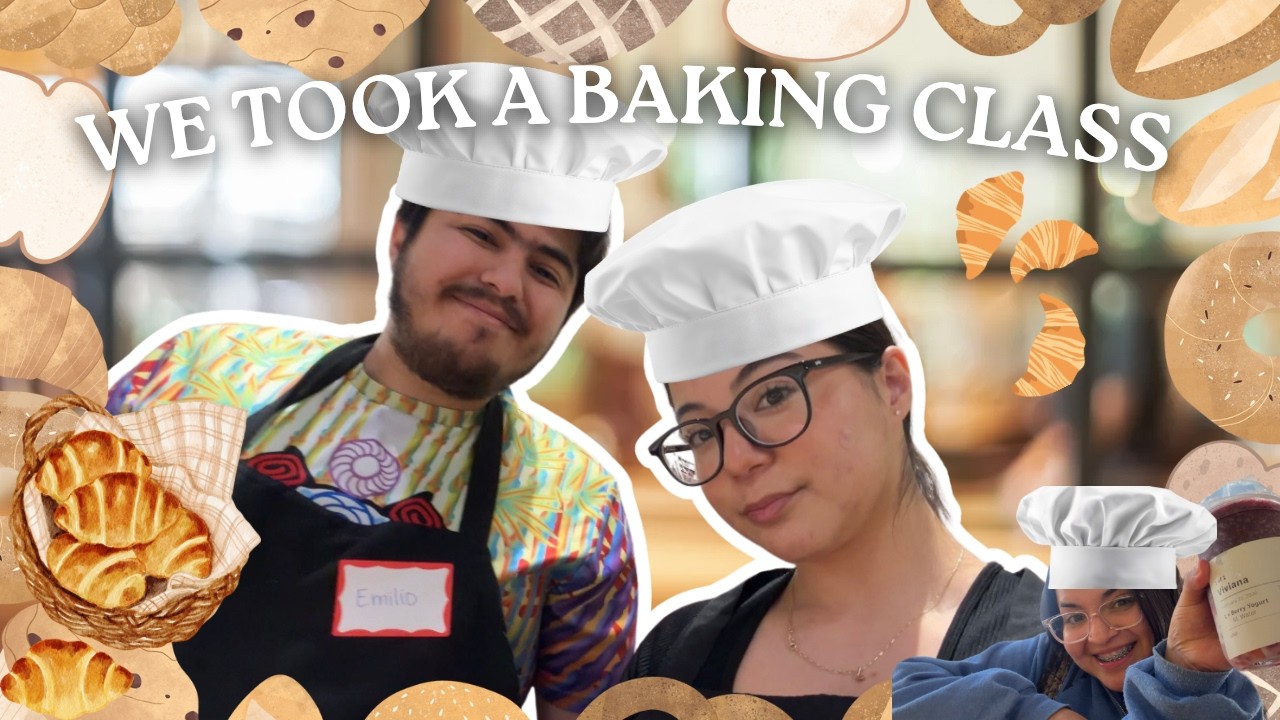We took a baking class!👩🏽‍🍳🥐 | books, shopping, & boba