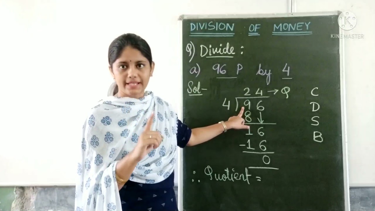 MATHS Class-3 Ch-7 MONEY Division of money