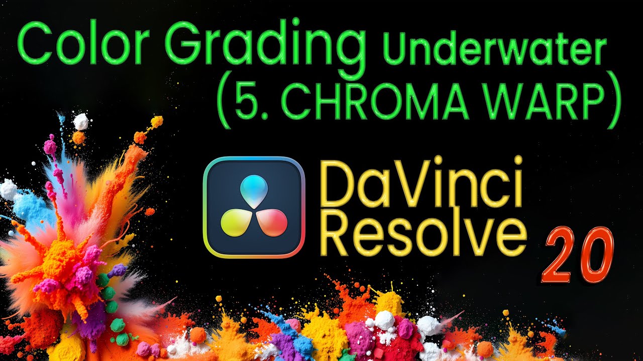 DaVinci Resolve 20: Chroma Warp for Perfect Underwater Colors! 🐠🎬