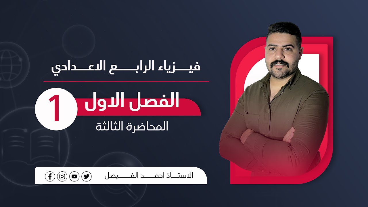 فيزياء الرابع العلمي | الفصل الاول | المحاضره 3