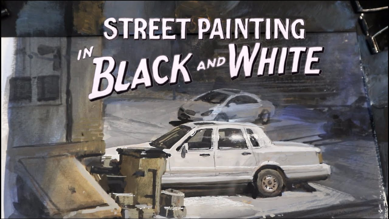 Street Painting in Black and White, Sample from 