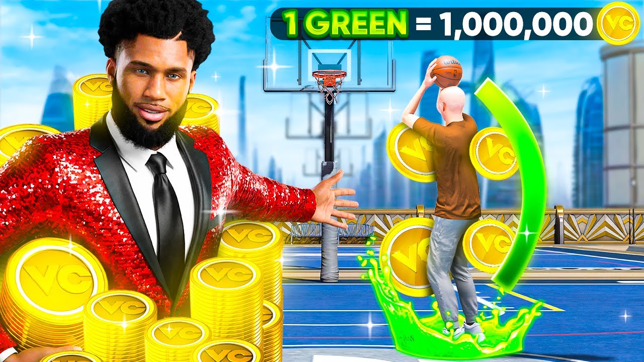 I Gave a 60 OVR 1 MILLION VC for EVERY Green JUMPSHOT!