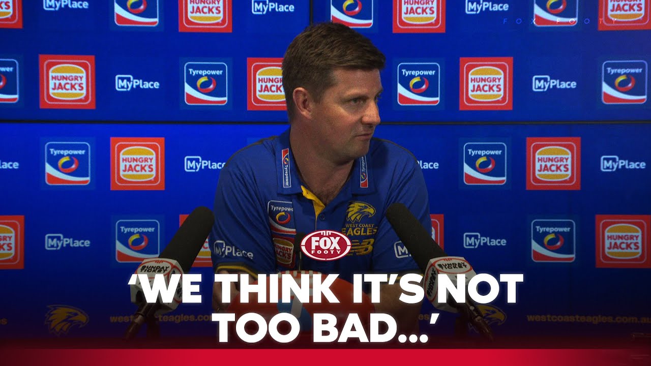 McQualter chats Oscar Allen scare after defeat: 🎤 'Hopeful it's not too serious' | Fox Footy