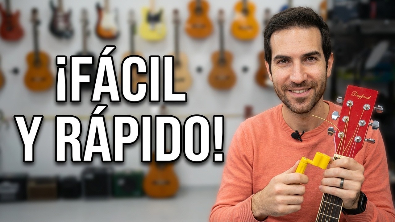 🎸 Cómo cambiar las Cuerdas de Guitarra Acústica