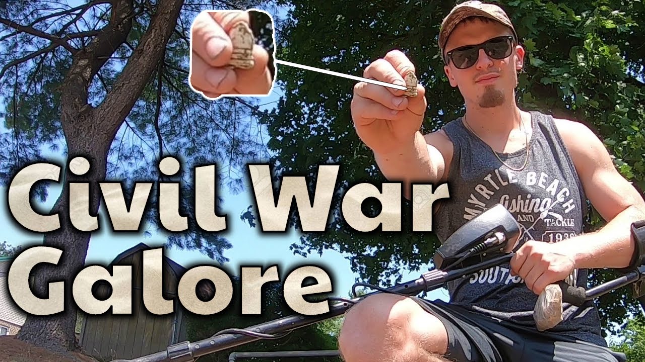 Metal Detecting Our Favorite Civil War Relics Spot (Great Results) |  Equinox 600 / Garrett AT Pro