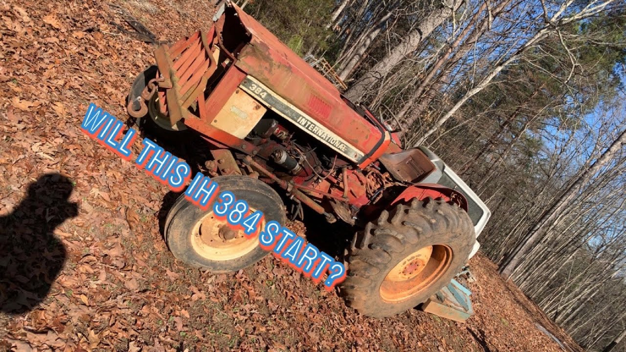 Заведётся ли? Трактор IH 384 — плохо кончается