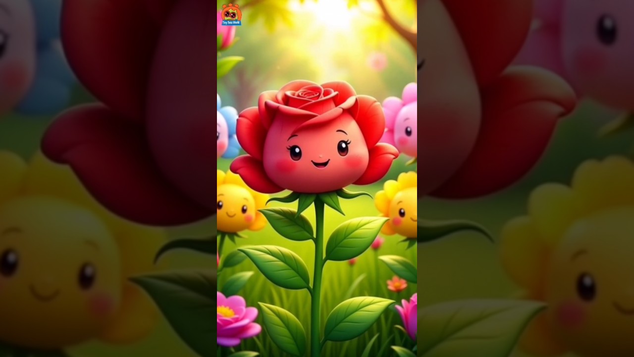 🌹🌻 Learn Beautiful Flowers - Rose, Sunflower, Tulip & Lily! 🌷💐